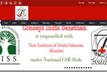 Tablet Screenshot of conceptindiasansthan.org